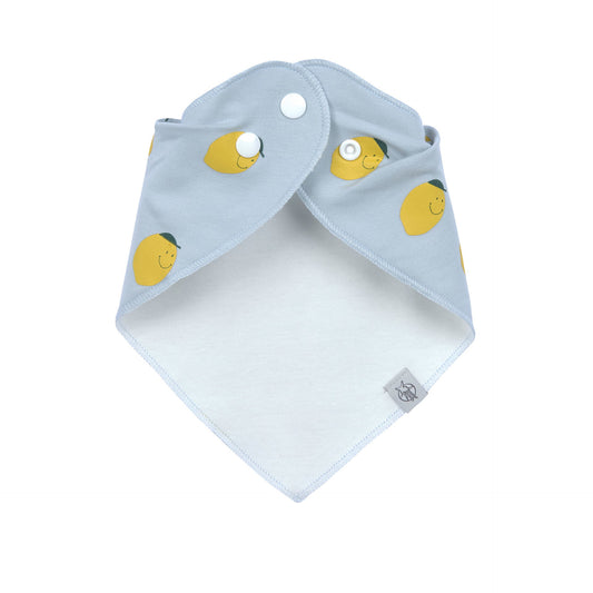 Lässig Dreieckstuch Baby (2 Stk) Bandana, Happy Fruits Zitrone Detailansicht