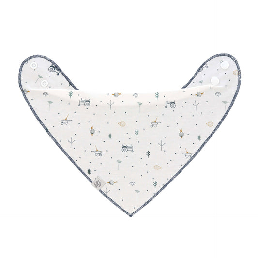 Lässig Dreieckstuch Baby (2 Stk) Bandana, Garden Explorer Traktor Detailansicht