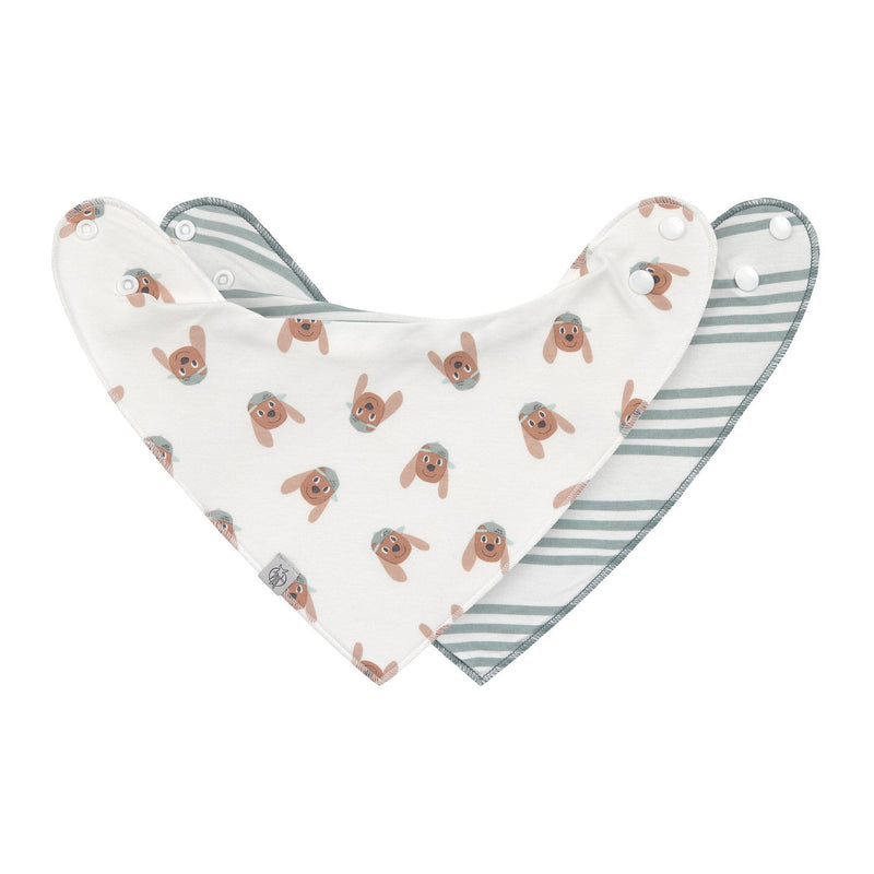 Dreieckstuch Baby (2 Stk) Bandana, Tiny Team, Hund