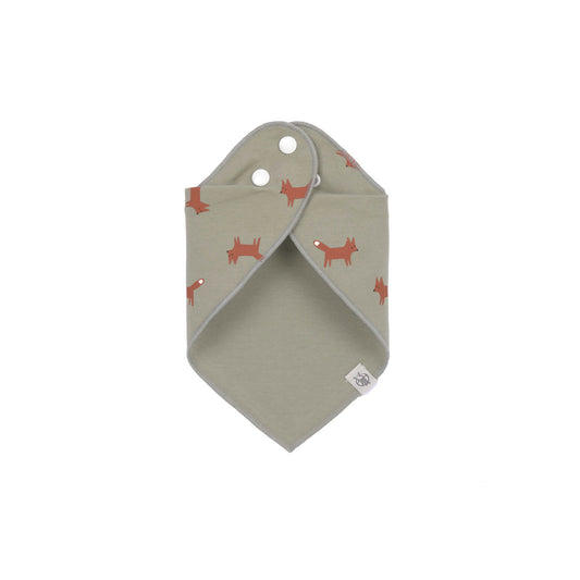 Lässig Dreieckstuch Baby (2 Stk) Bandana, Little Forest Fuchs Detailansicht