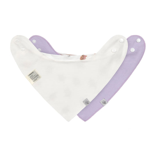 Lässig Dreieckstuch Baby (2 Stk) Bandana, Tiny Team, Katze Detailansicht