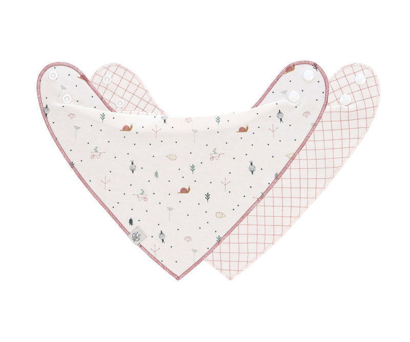 Dreieckstuch Baby (2 Stk) Bandana, Garden Explorer Schnecke