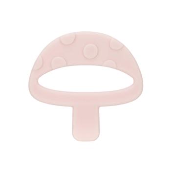 laessig Baby Silikon Beißring Pilz Rosa aus Garden Explorer Kollektion - Mushroom