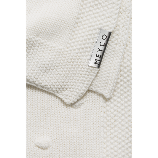 Meyco Decke Knots Offwhite