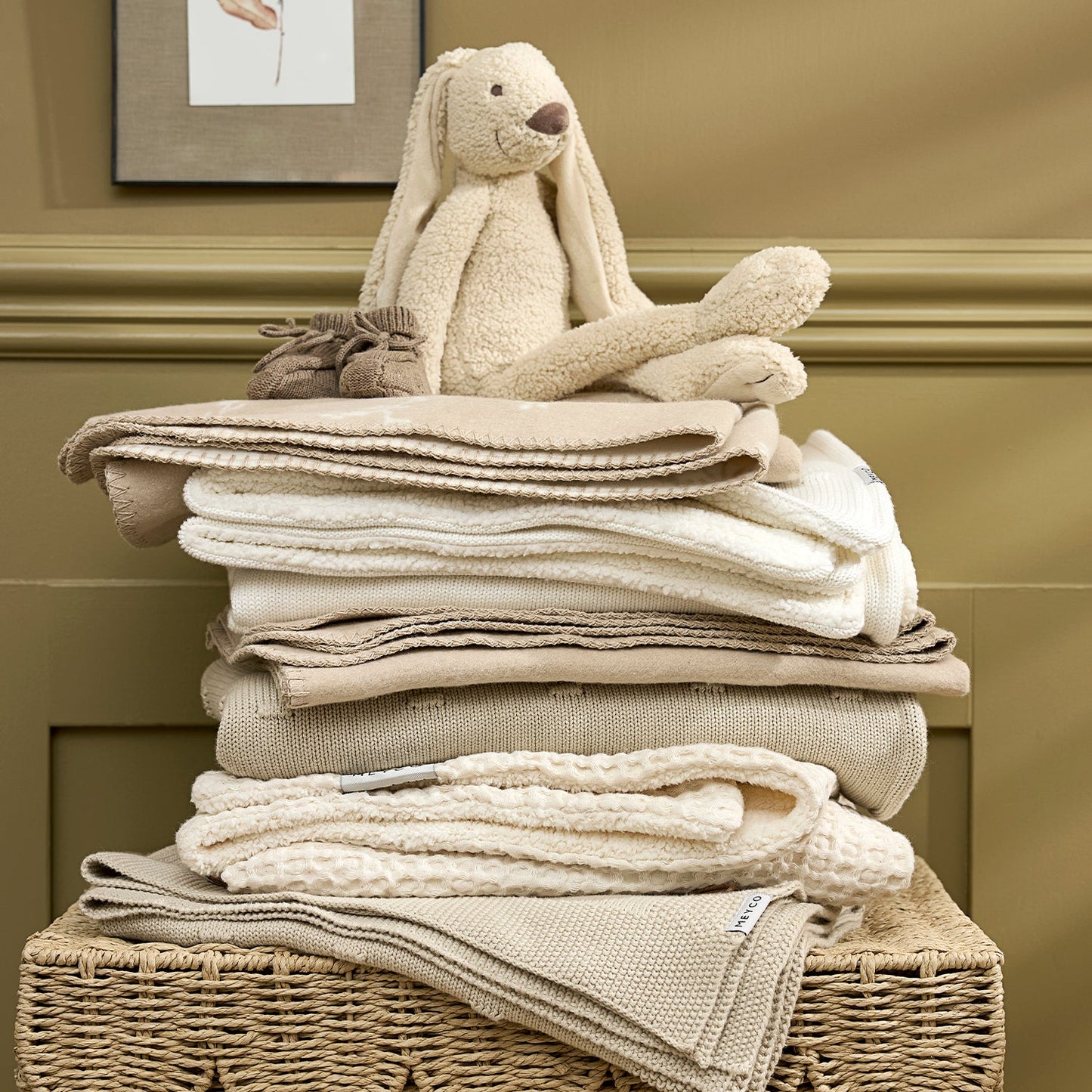 Meyco Decke Knots Soft sand