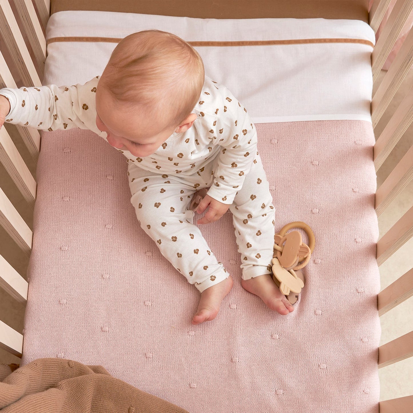 Meyco Decke Mini Knots Soft Pink