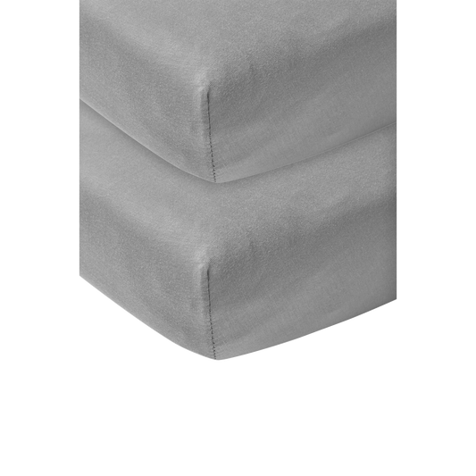 Meyco Spannbettlaken jersey Grey