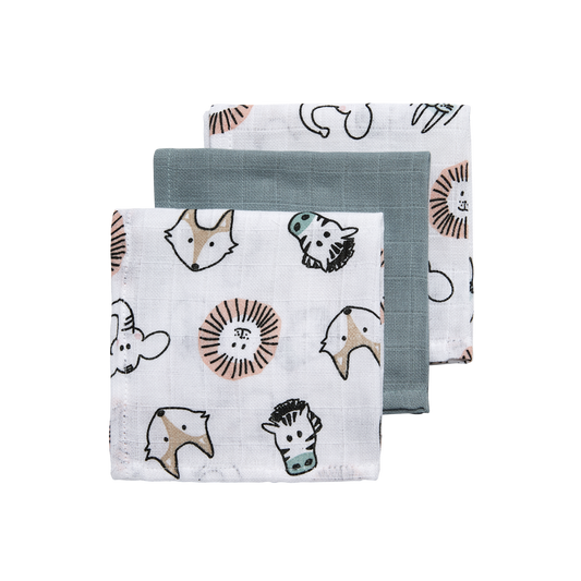 Meyco Musselinwindeln - Animal Multicolour Animal Multicolour
