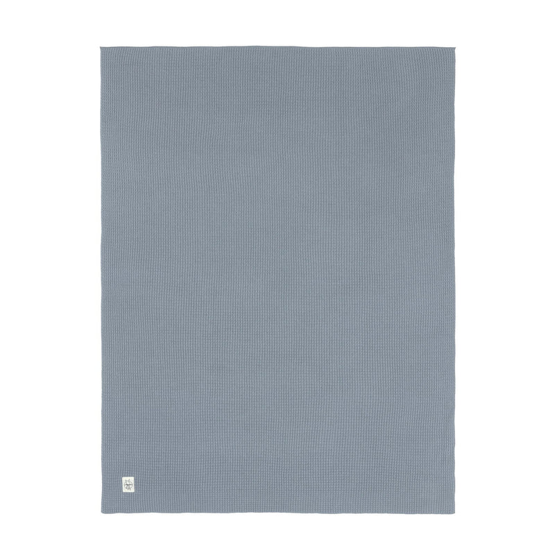 Babydecke Bio Baumwolle, Nubs, Blau