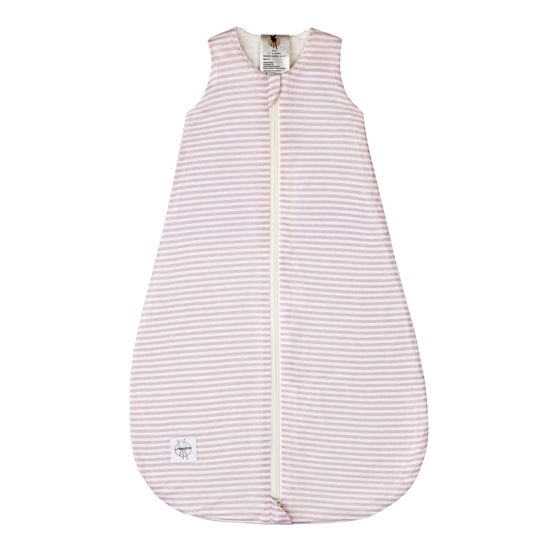 Baby Schlafsack 0,5 TOG Gestreift, Lila Milky