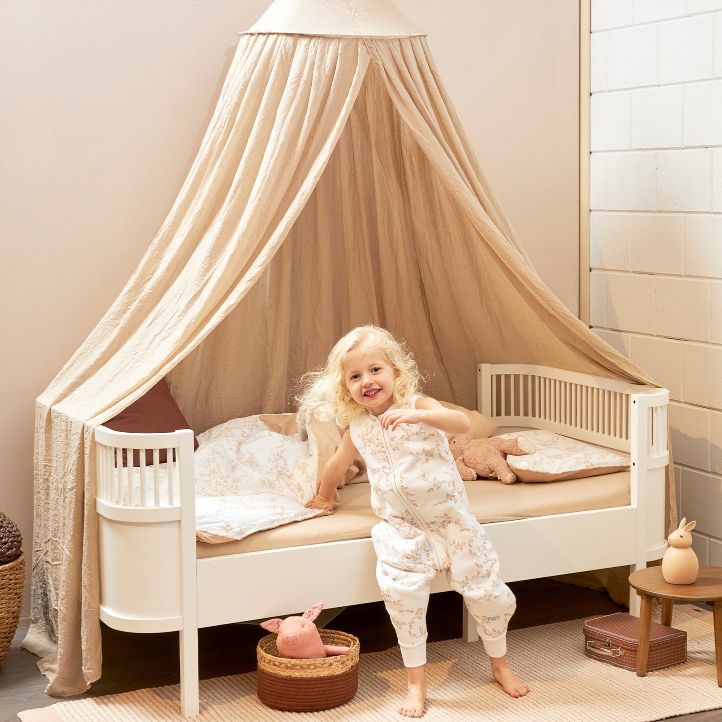 Meyco Schlafsack Jumper interlock jumper Branches Sand