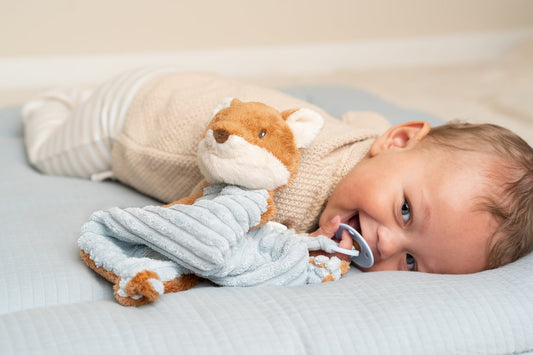 Little Dutch Kuscheltuch Fuchs blau - Forest Friends Schnuffeltuch