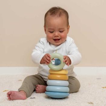 Little Dutch Stapelringe Blau Kunststoff