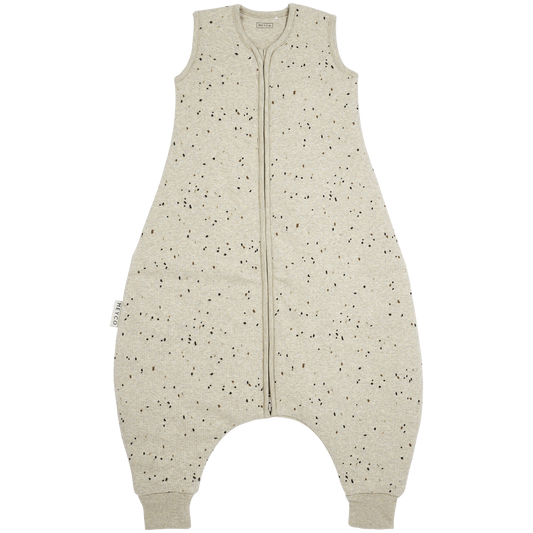Meyco Schlafsack Jumper gefüttert Rib Mini spot Sand Melange