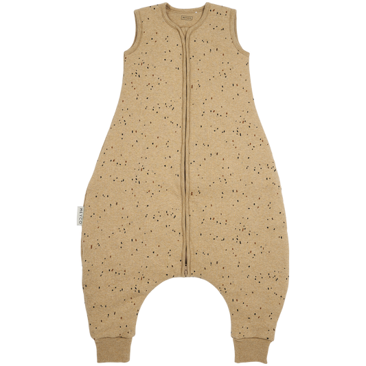 Meyco Schlafsack Jumper gefüttert Rib Mini spot Toffee Melange