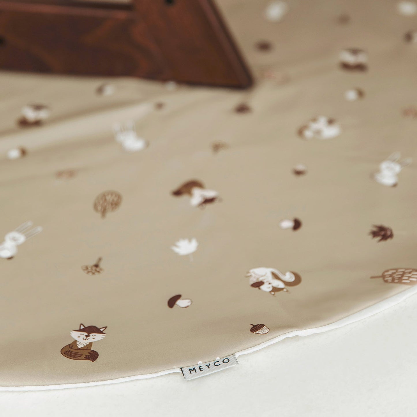 Meyco Hochstuhl Bodenmatte Forest Animals Sand