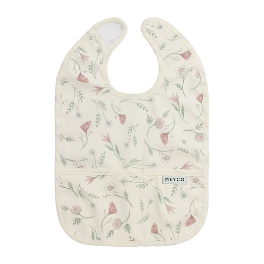 Meyco Lätzchen mit Auffangschale Flower Multicolour