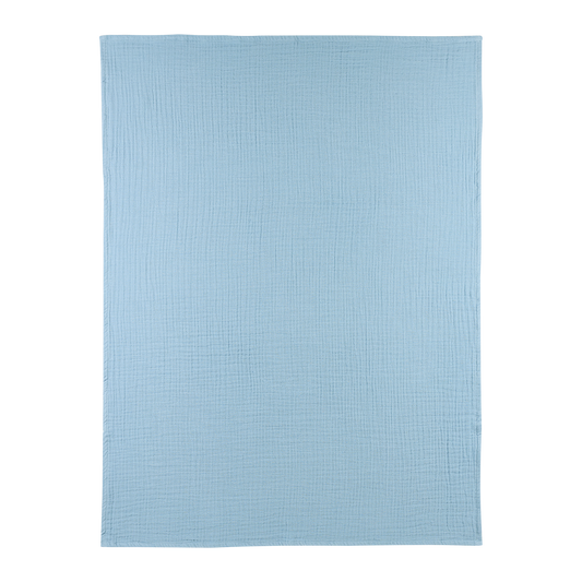 Meyco Bettlaken vorgewaschen musselin Jeans Blue