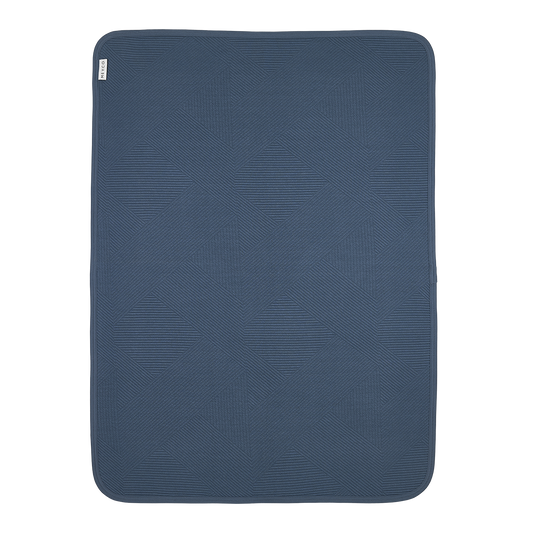 Meyco Decke gebreid jacquard - Pure Indigo Pure Indigo
