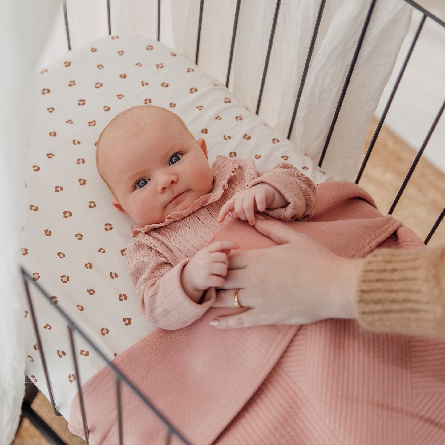 Meyco Decke gebreid jacquard - Pure Rose Pure Rose
