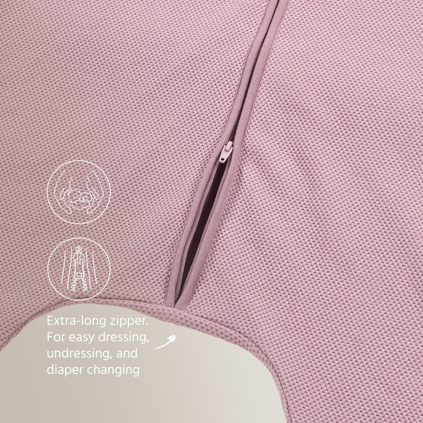 Meyco Schlafsack jumper ungefüttert Classic Purple Pink