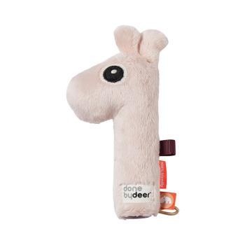 Done by Deer Quietsche Rassel Raffi Farbe Rosa Powder