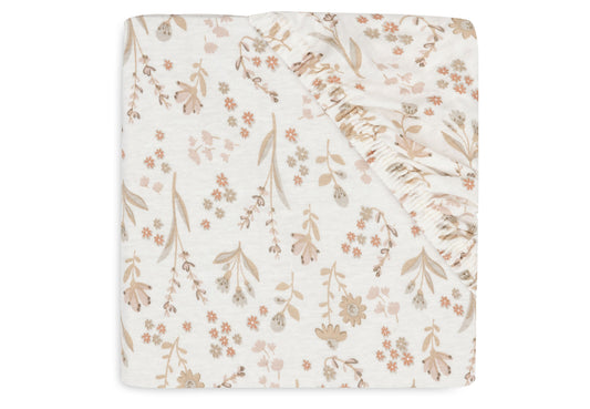 Jollein Spannbettlaken - Jersey - Bloomy