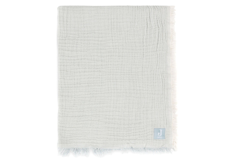 Jollein Decke - Hydrophil Fringe - Stripe Sea Green Studio