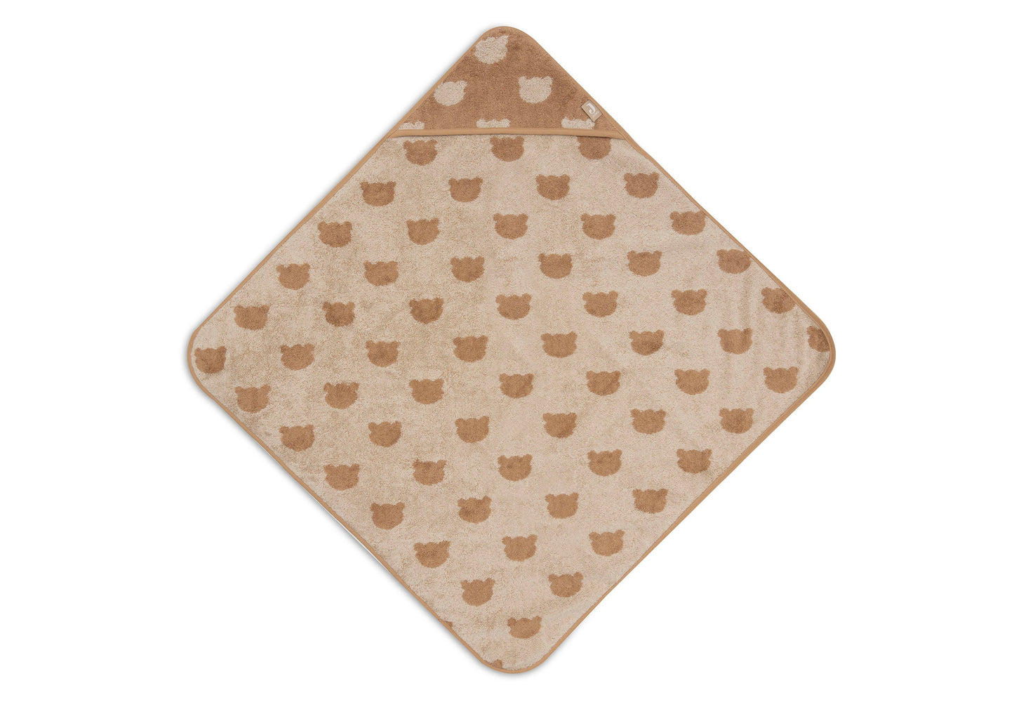 Kapuzenhandtuch Frottee 75x75cm - Jacquard
