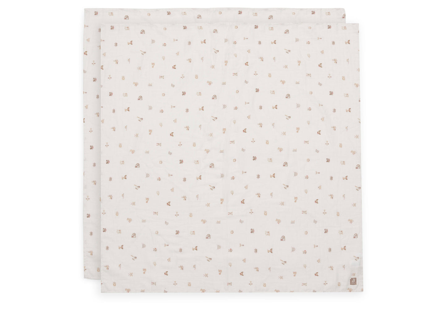 Mullwindeln Hydrophil 115x115cm - Animal Friends - 2 Stück