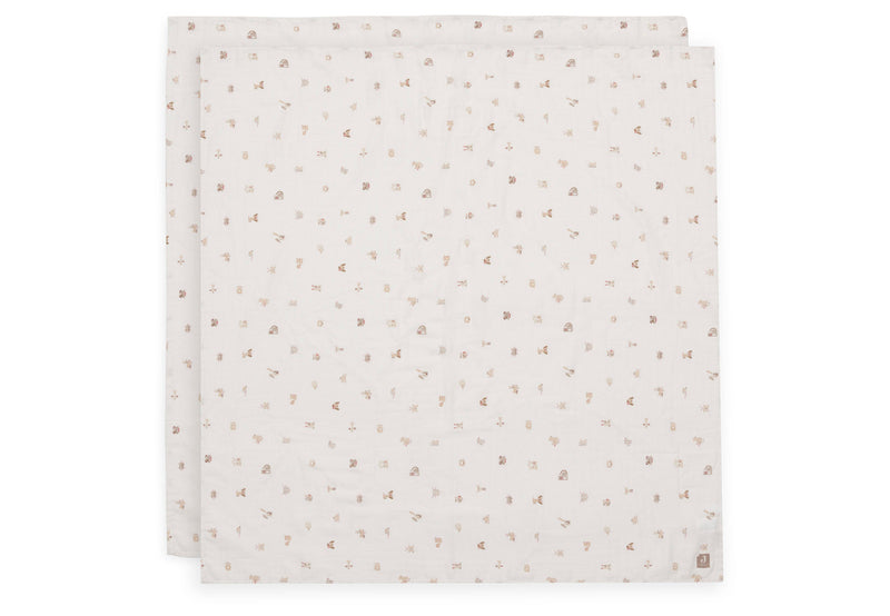 Mullwindeln Hydrophil 115x115cm - Animal Friends - 2 Stück