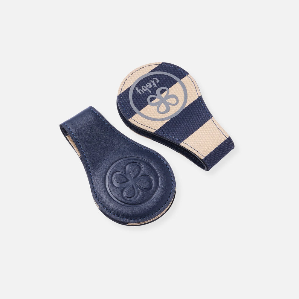 Cloby Swaddle Clips Magnete Navy Blue Baby Wickeldecke | einfachschoen
