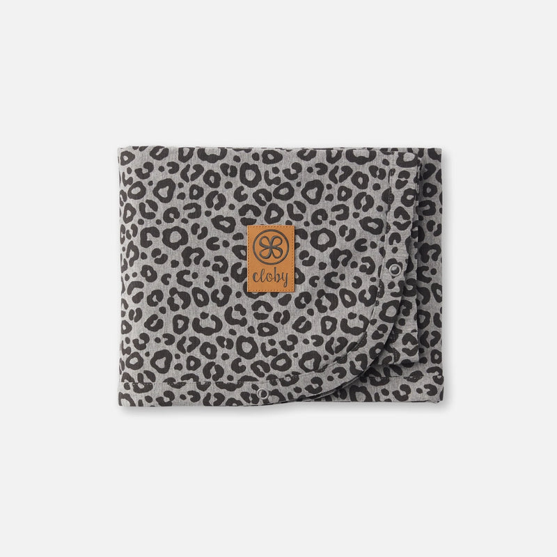 Cloby UV-Decke Leopard Grey