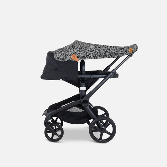 Cloby UV-Decke Leopard Grey Detailansicht
