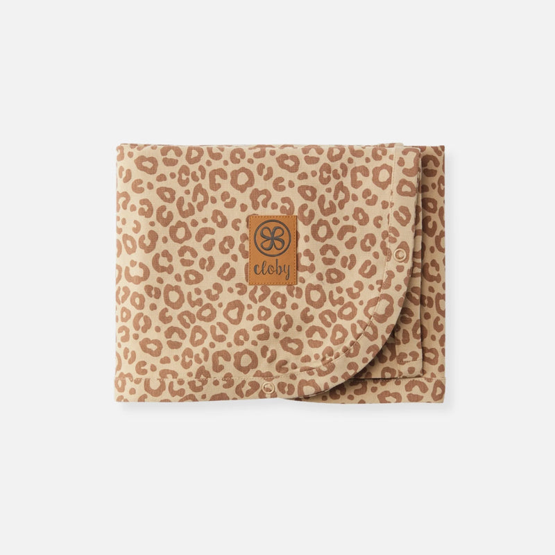 Cloby UV Decke Leopard Brown