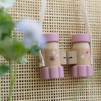 Little Dutch rosa Kinder Fernglas Holz - Fairy Garden