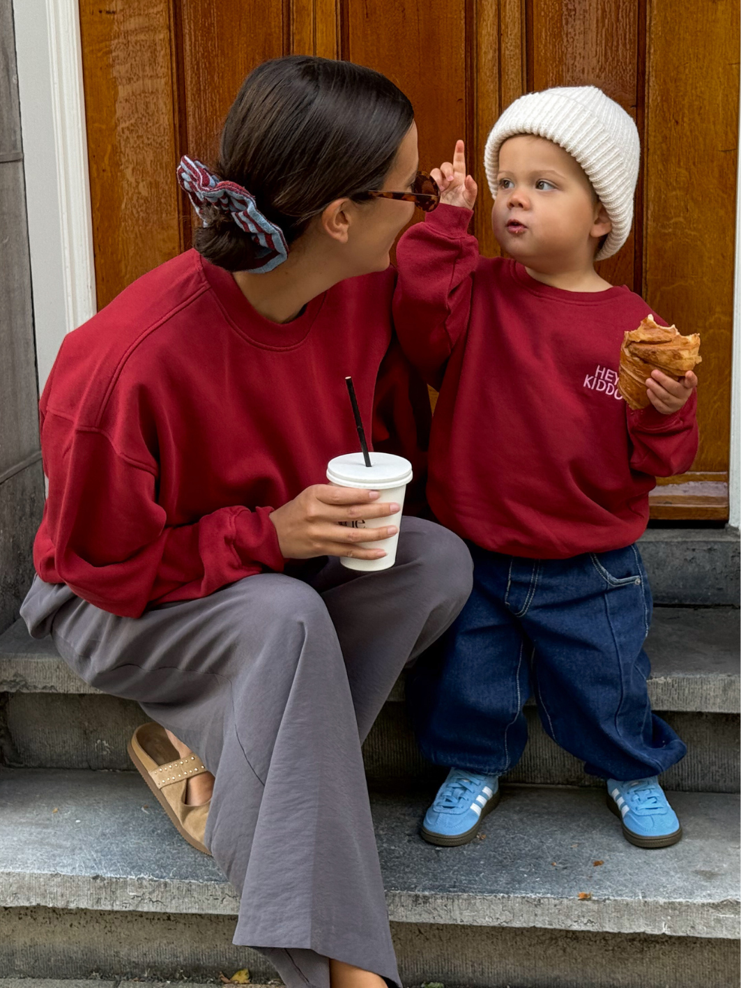 Famvibes Icon Sweatshirt Unisex burgundy