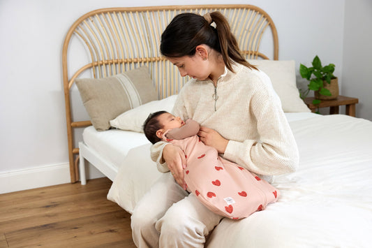 Lässig Babyschlafsack 2,5 TOG Herz, Rosa Detailansicht