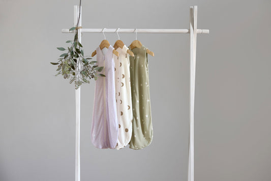 Lässig Baby Schlafsack 0,5 TOG Blätter, Oliv Detailansicht