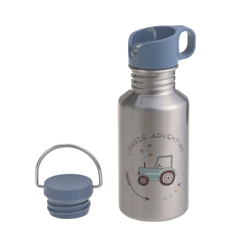 Edelstahl Kinder Trinkflasche 500 ml Adventure, Traktor
