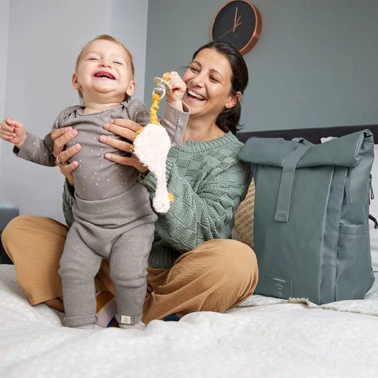 Lässig Wickelrucksack Anthrazit