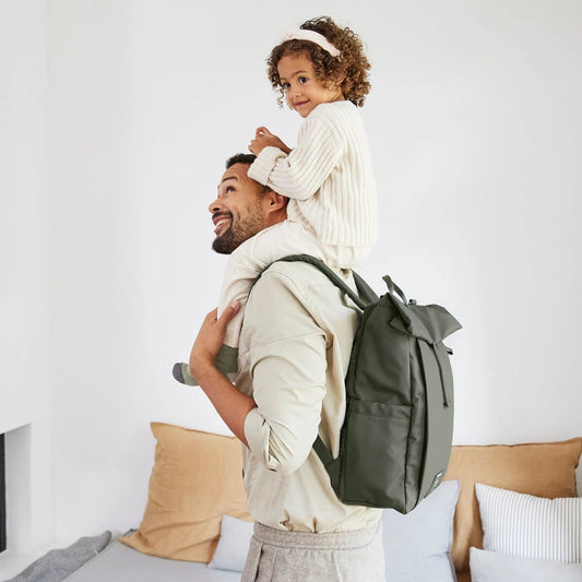 Lässig Wickelrucksack Olive