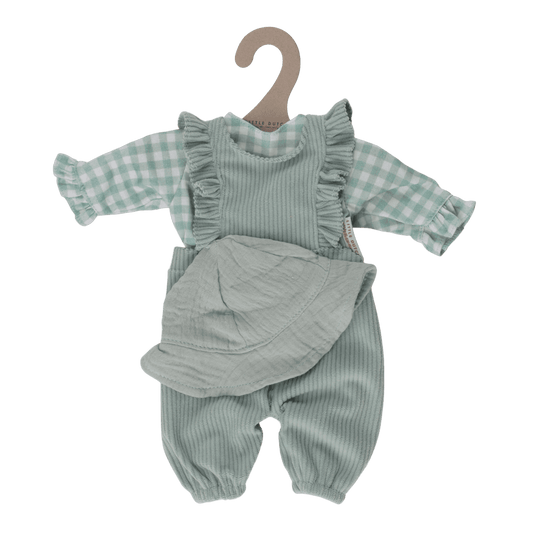 Little Dutch Baby Puppenkleidung in Grün Personalisierung mit Namen Detailansicht