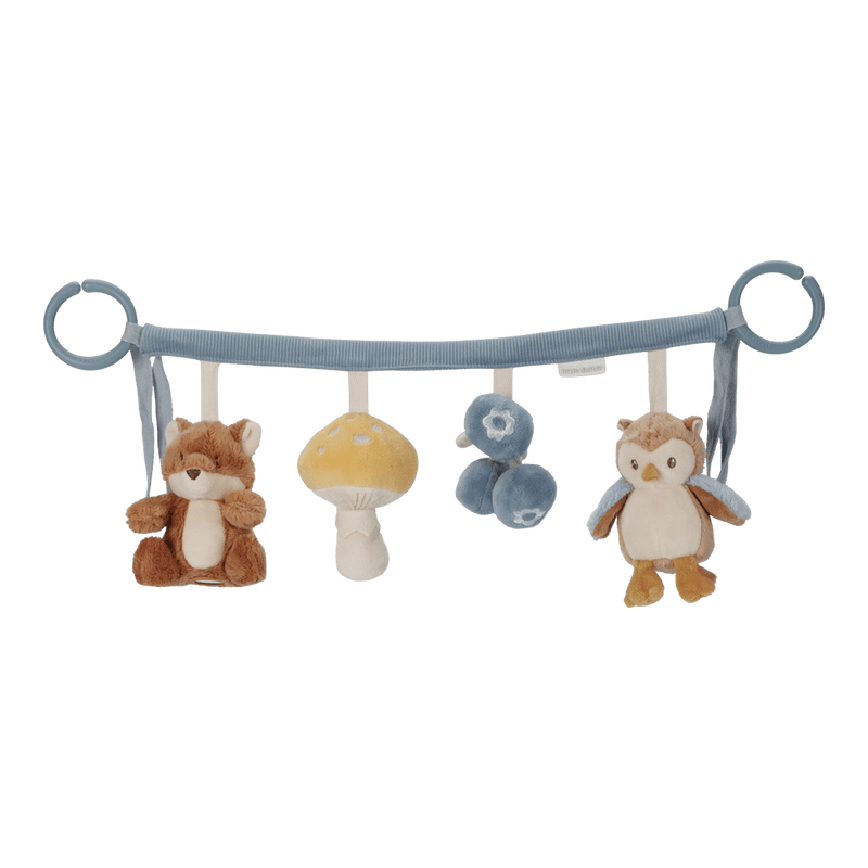 Little Dutch Wagenkette Forest Friends Blau Studio-Aufnahme