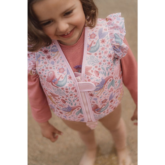 Little Dutch Dreamy Mermaid rosa Schwimmweste 2-3 Jahre für Mädchen