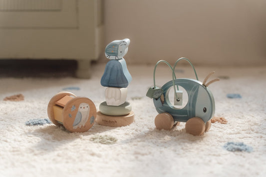 Little Dutch Geschenkset Blau Forest Friends Detailansicht
