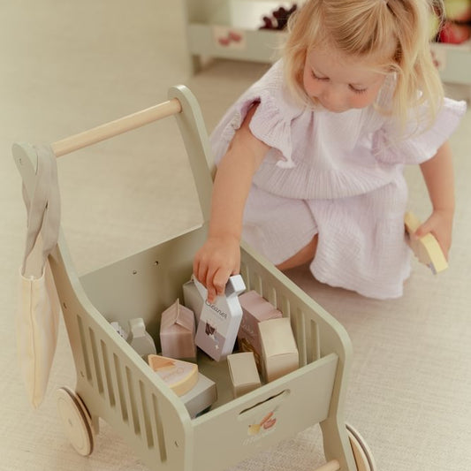 Holz Einkaufswagen Kinder