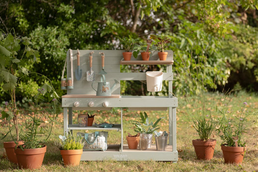 Little Dutch Holzküche im Freien - Grün