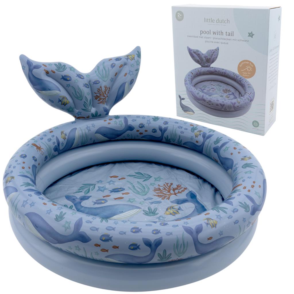 Little Dutch Ocean World Schwimmbeck 80cm Walflosse