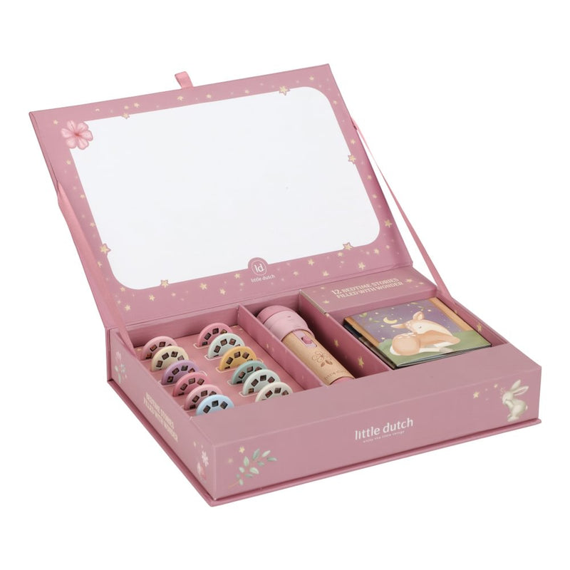 Little Dutch Projektor rosa Fairy Garden Nachtlicht Verpackung | einfachschoen